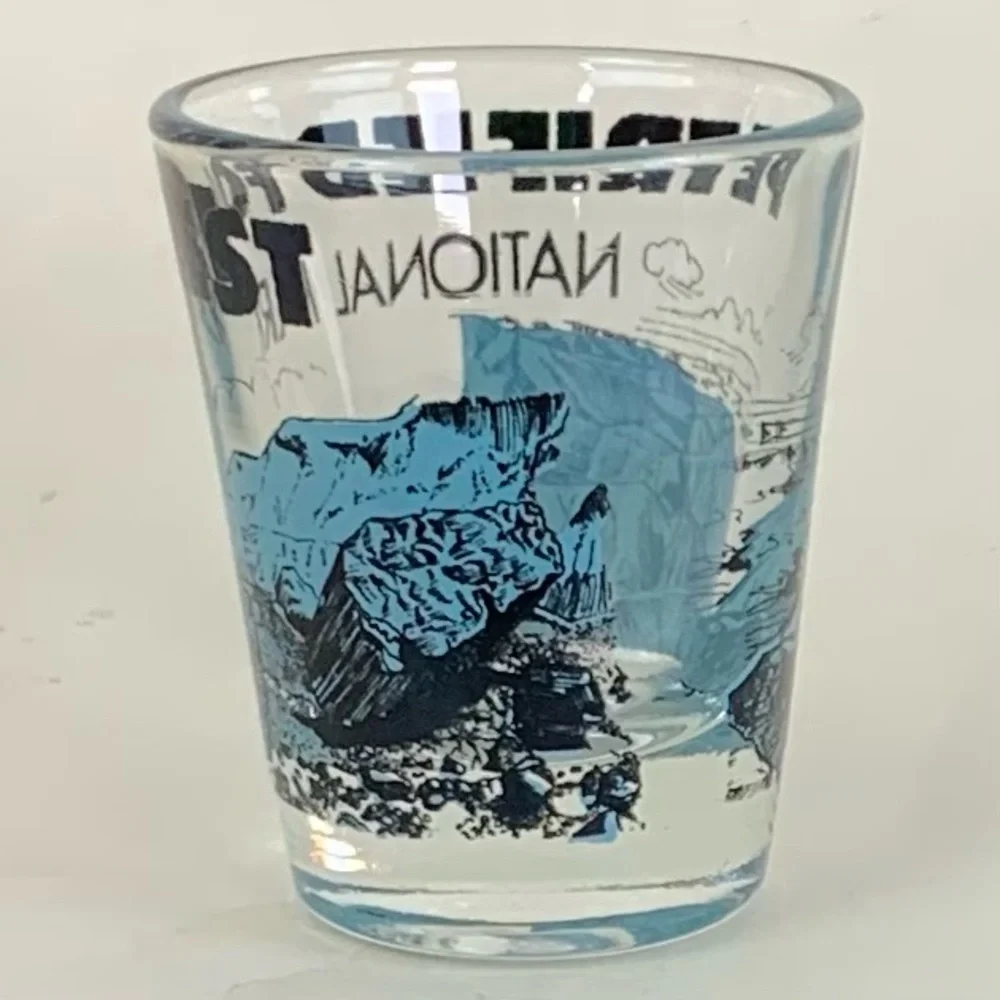 Petrified Forest National Park souvenir shot glass.